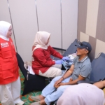 PMI Palembang bersama Novotel menggelar donor darah HUT ke-81 RI. Hampir 200 kantong darah terkumpul dari target 250 kantong. (Foto: ReportaseNews/Don)