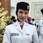 Khalyana Zahira Sandi, siswi MAN 1 Lubuklinggau, sukses menjalankan tugas sebagai Paskibraka Nasional pada upacara HUT ke-81 RI di Istana Merdeka. (Foto: ReportaseNews/Don)