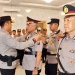 Kapolres Padangsidimpuan Pimpin Sertijab Kasat Samapta
