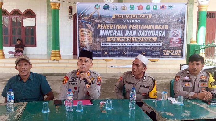 Satgas Penanganan PETI Madina Ajak Penambang Ilegal Beralih ke WPR