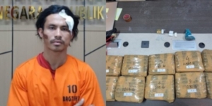 Terima 10 Kg Ganja di Pool Bus ALS Surabaya, Mahasiswa Asal Madina Ditangkap Bareskrim
