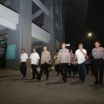 Jelang Semen Padang FC vs PSIS Semarang di Stadion Patriot, Polres Metro Bekasi Kota menghadirkan sport tourism dengan 30 stan kuliner dan UMKM. (Dok. Humas Polda Metro Jaya)