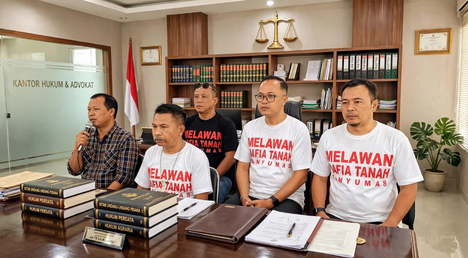 Polresta Banyumas menetapkan dua petinggi pengembang Sapphire Mansion sebagai tersangka setelah perkara tersebut diproses hampir dua tahun. (Kus)