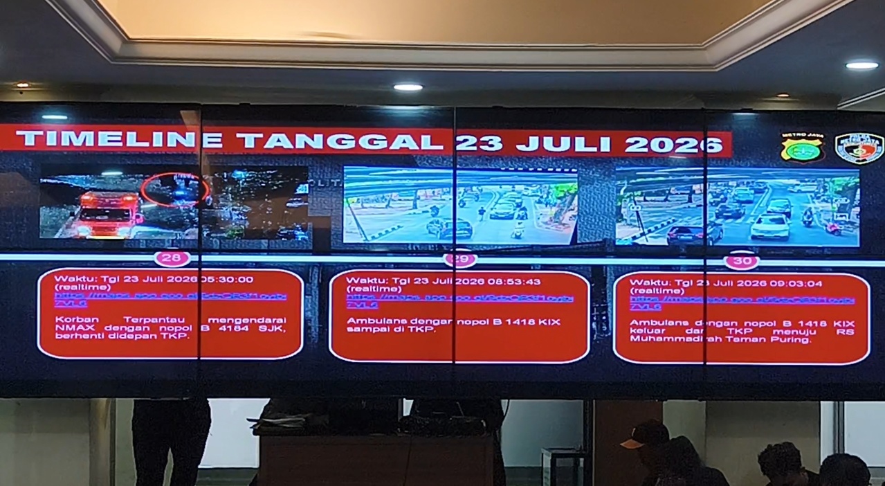 Rekaman CCTV dan ETLE mengungkap pergerakan Sutrimo selama sekitar 12 jam sebelum dievakuasi dari kawasan Radio Dalam, Jakarta Selatan. (Foto: ReportaseNews/Tama)