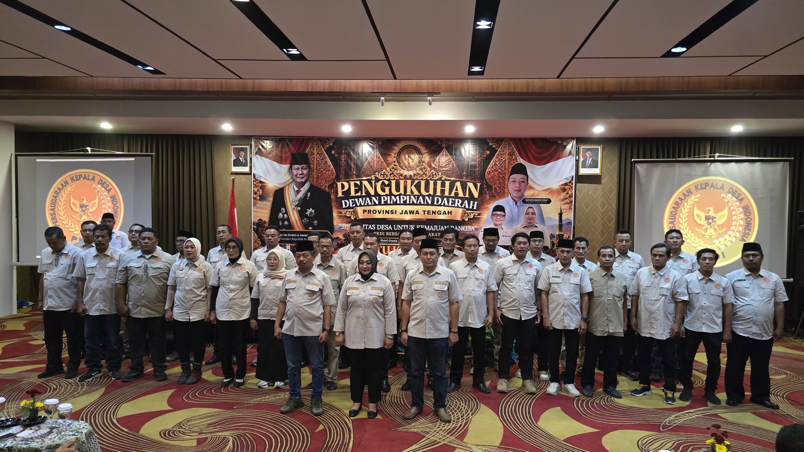 Pengurus DPD PKDI Jawa Tengah Resmi Dikukuhkan, Siap Kawal Program Pembangunan Desa Semarang , ReportaseNews