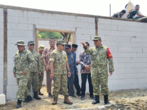 Dandim Ngawi Sambut Tim Wasev TMMD ke-130, Progres Pembangunan di Desa Jatipuro