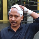 Pengemudi taksi online Ahmad Andalusi menjadi korban pembegalan di Pamulang, Tangerang Selatan. Korban mengalami 13 luka senjata tajam dan polisi menangkap tersangka berinisial AF. (ReportaseNews/Tama)