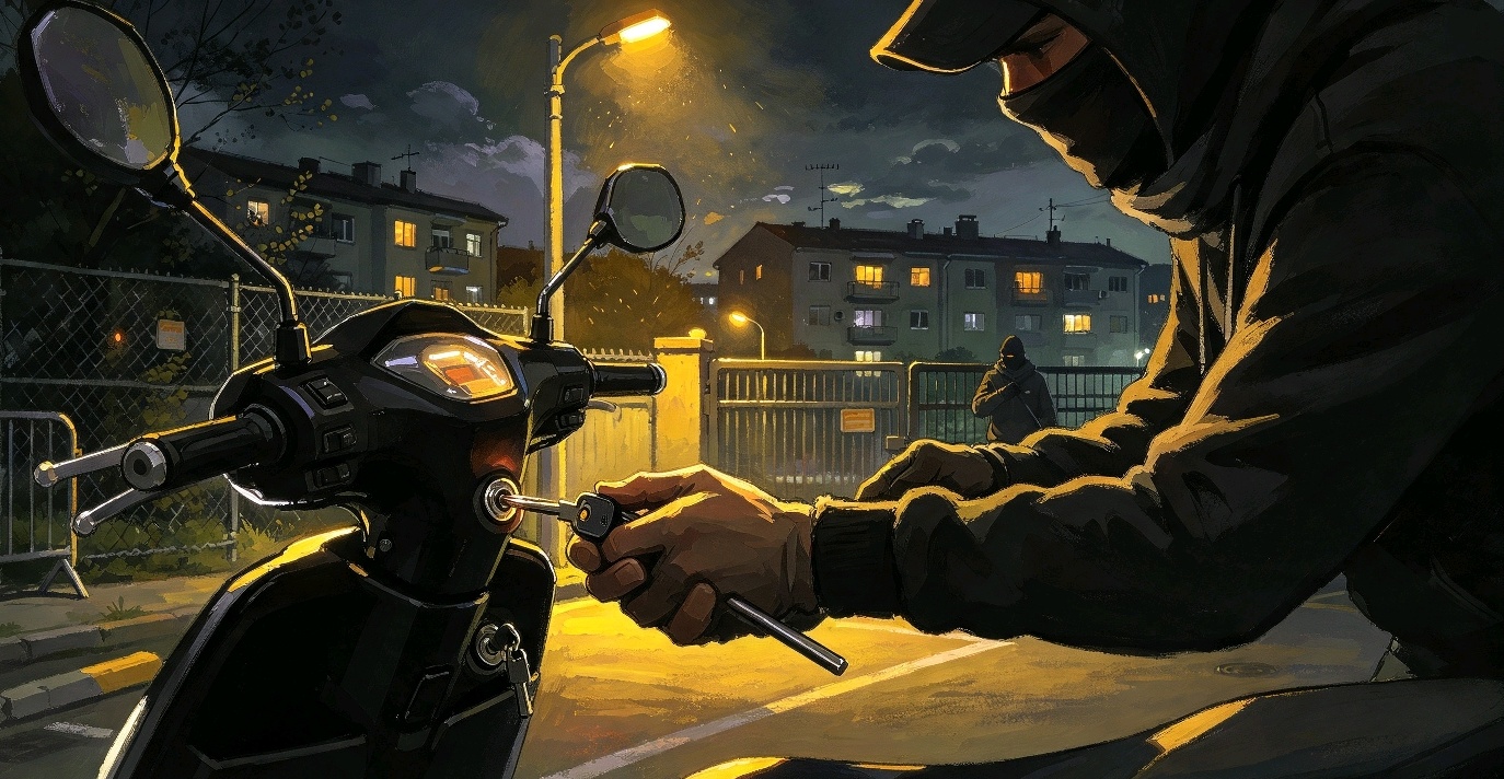 Dua terduga pencuri motor di Koja, Jakarta Utara, mengalami luka bakar hingga 40 persen setelah motor yang mereka kendarai meledak saat melarikan diri dari kejaran warga. (Ilustrasi: ReportaseNews/Tama)